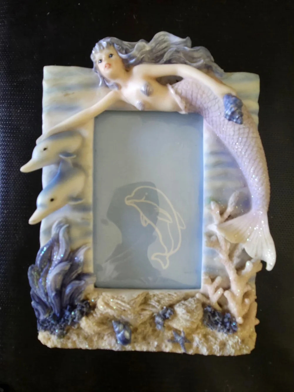 Whimsical Green/Pastel Mermaid Frames (2) - Home Wall Decor